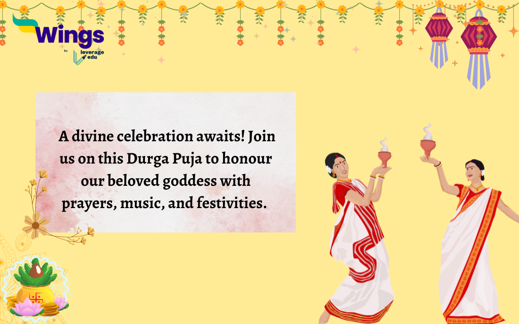 Maa Durga Puja Invitation Message
