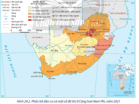 BÀI 29: VỊ TRÍ ĐỊA LÍ, ĐIỀU KIỆN TỰ NHIÊN, DÂN CƯ VÀ XÃ HỘI CỘNG HÒA NAM PHI