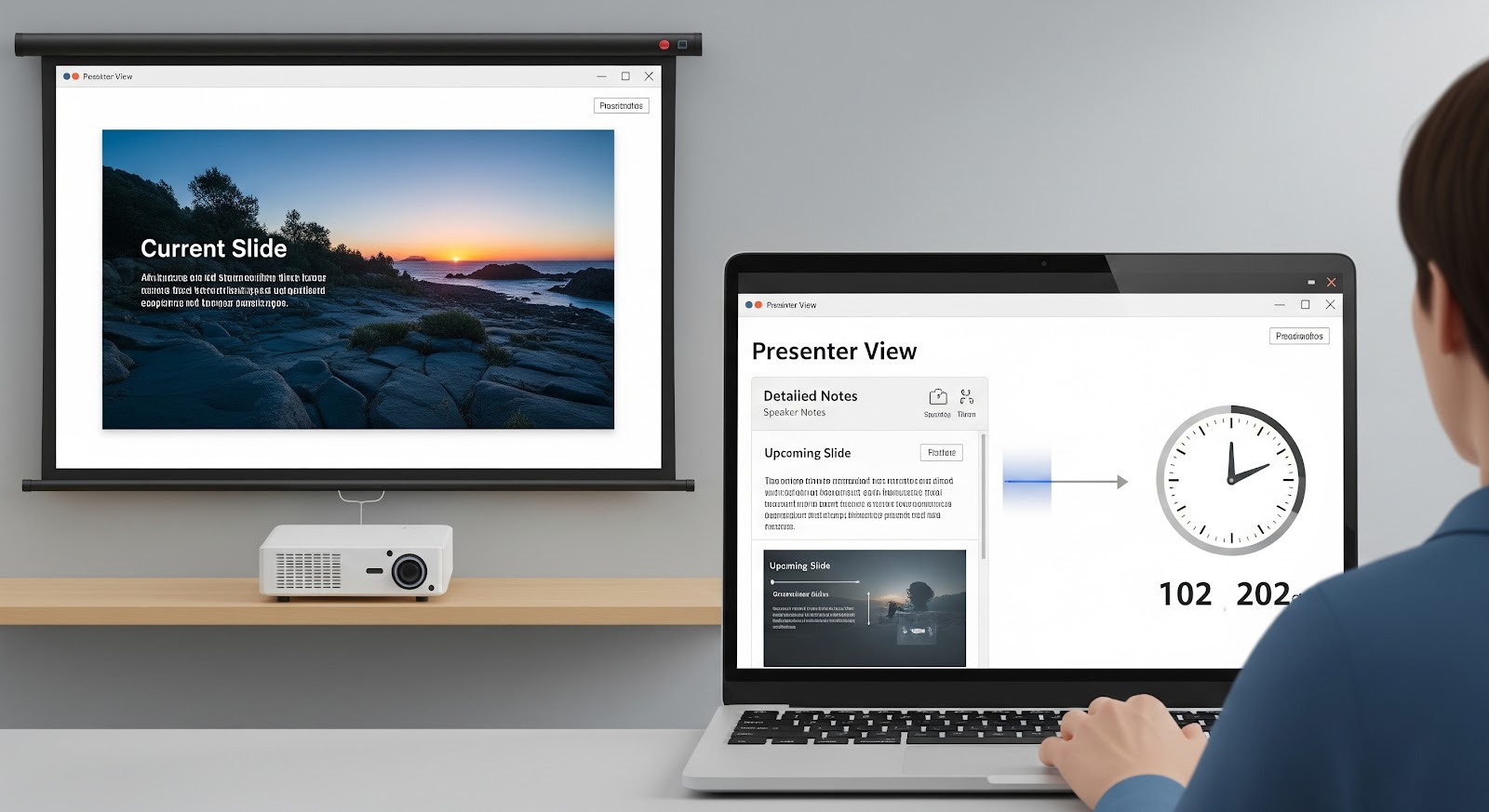 Một số lưu ý khi sử dụng PowerPoint với hai màn hình