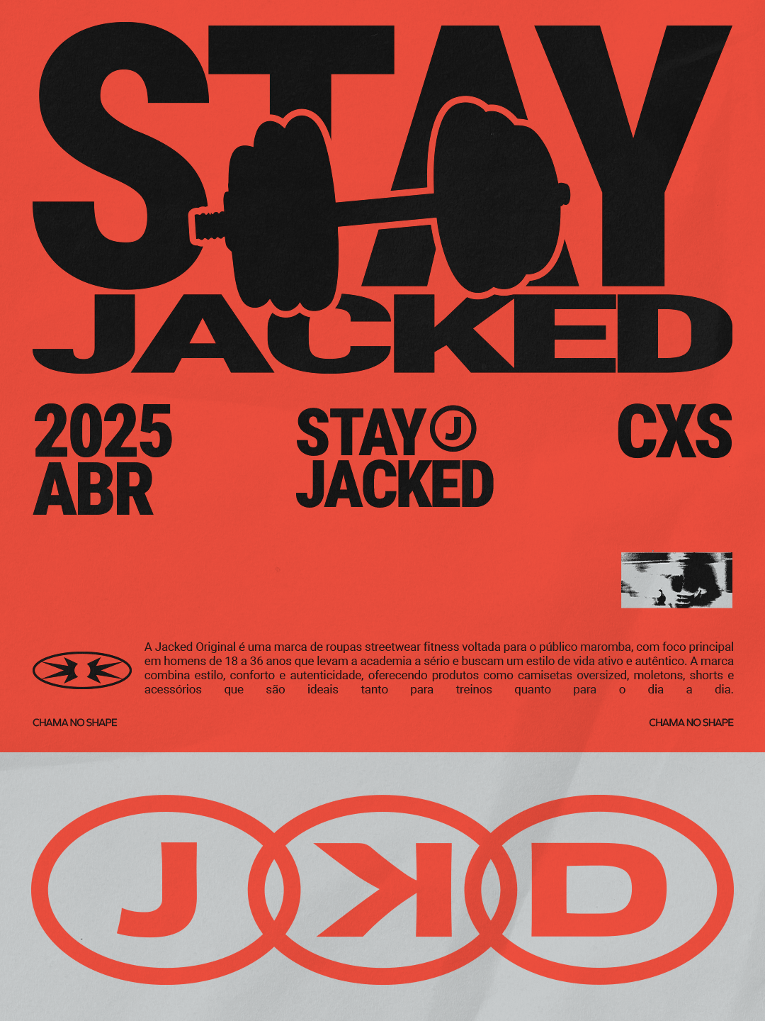 Image from the Jacked Original: Branding and Visual Identity for a Fitness Brand article on Abduzeedo