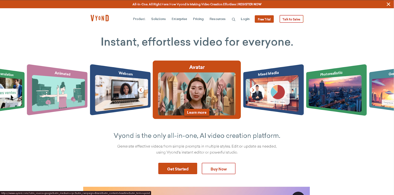 vyond video ad maker