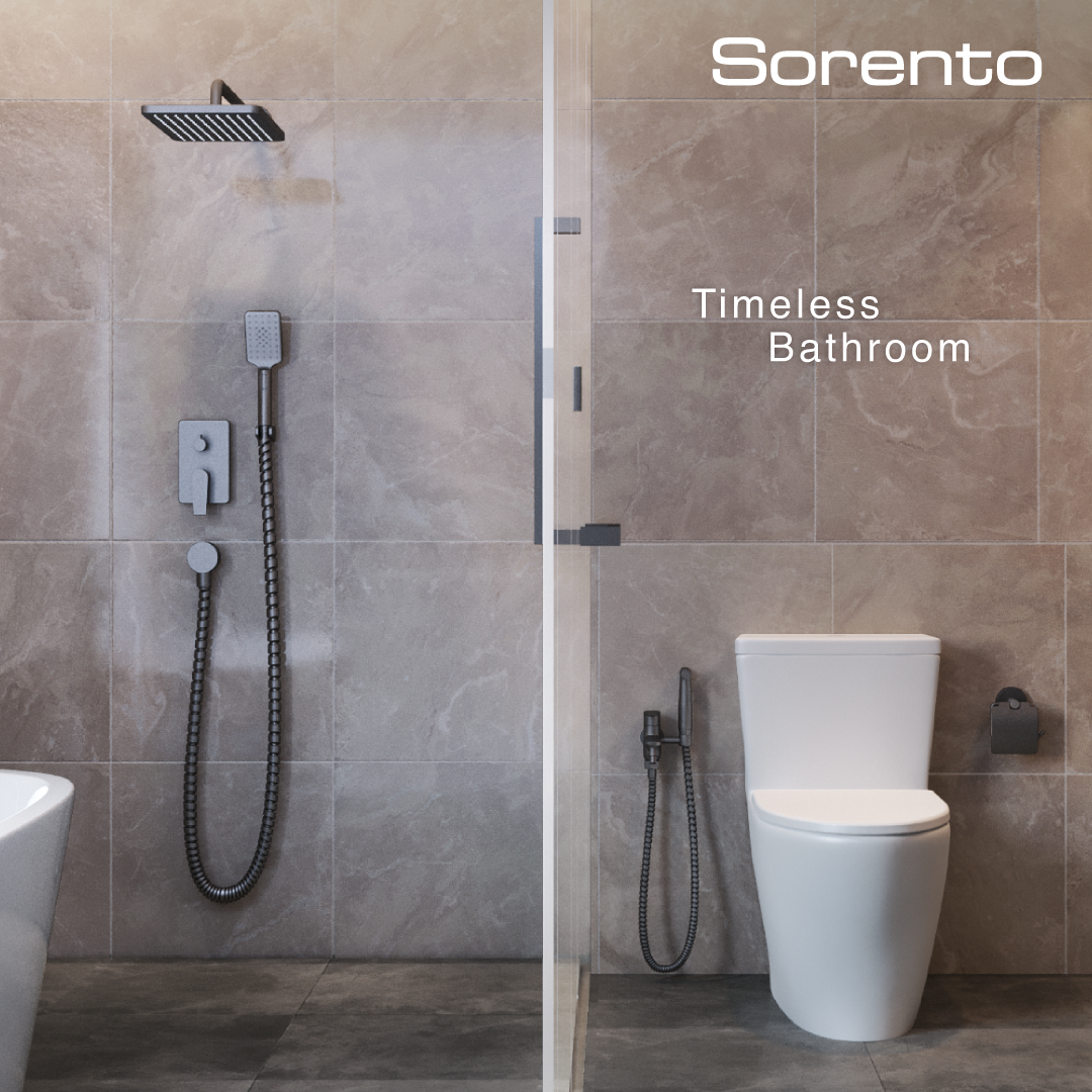 sorento gunmetal bathroom