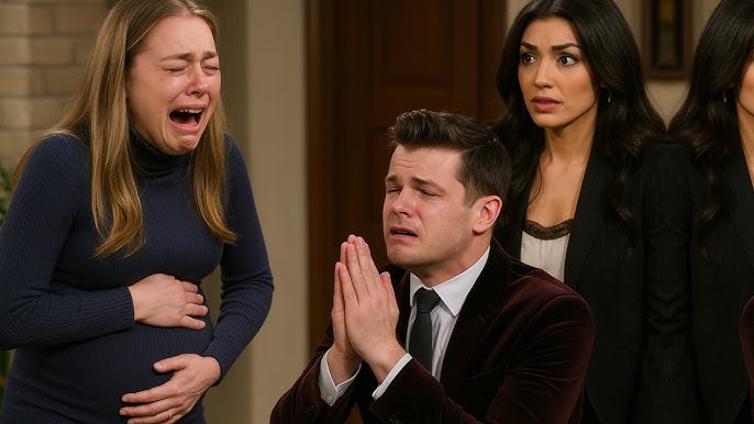 Kyle discovers the truth about his pregnancy - begs Claire for forgiveness  CBS Y&R Spoilers - YouTube