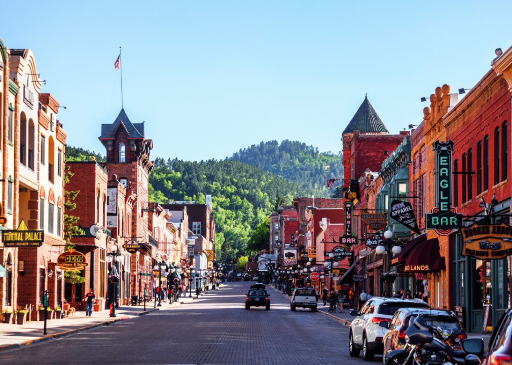 Downtown Deadwood.