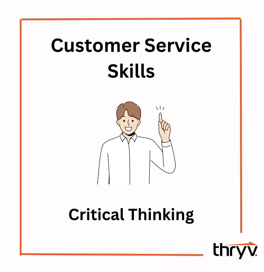 customer service skills - critical thinking