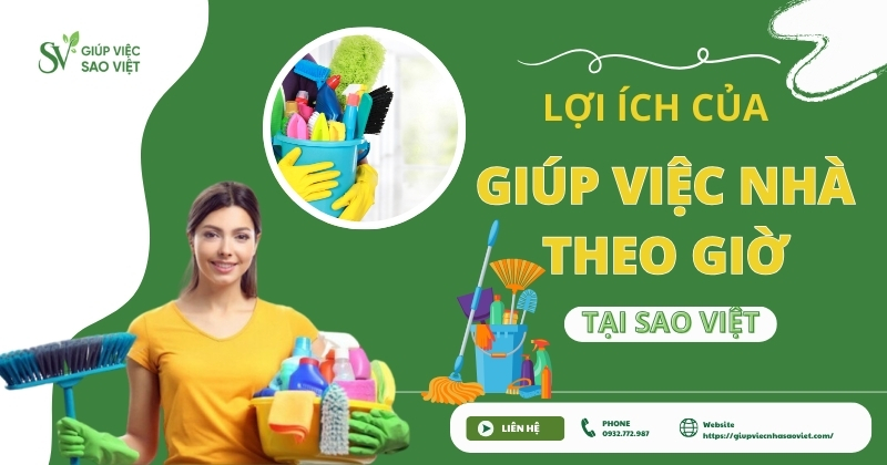 Lợi  ích khi thuê giúp việc nhà theo giờ