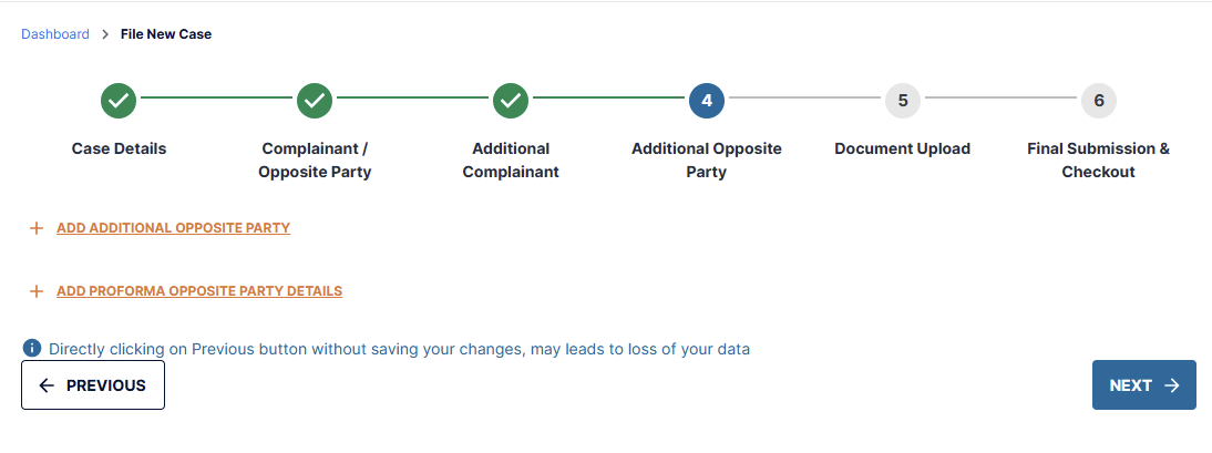 Consumer complaint details of additional opposite party