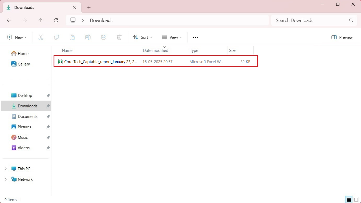 open file 