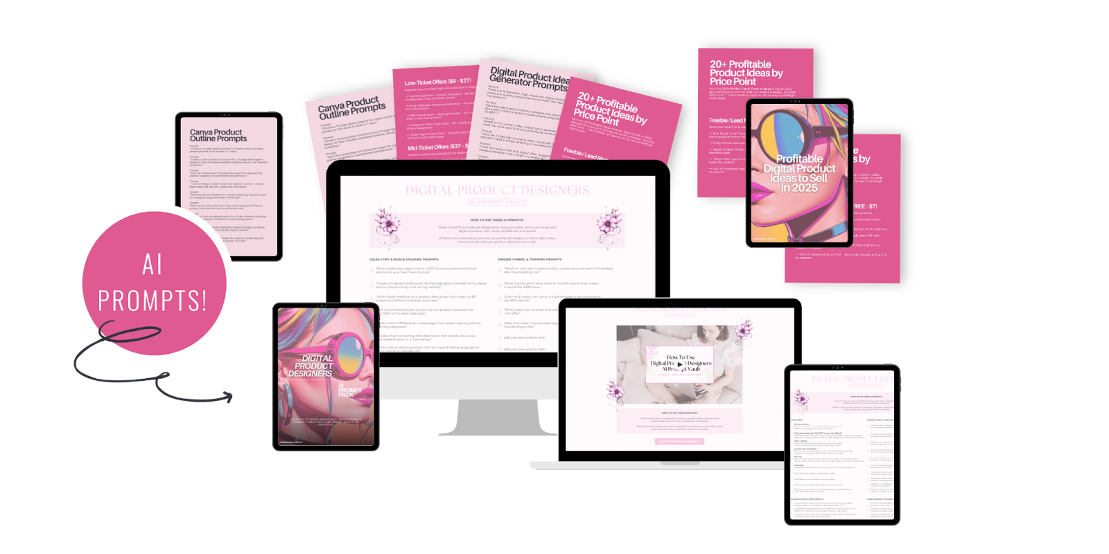 Digital product mockup