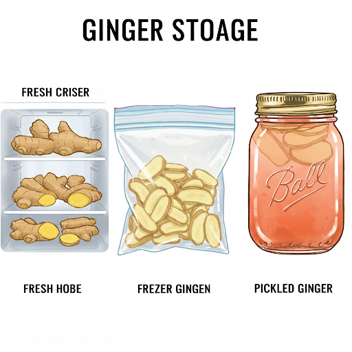 Storing Your Fresh Ginger Harvest