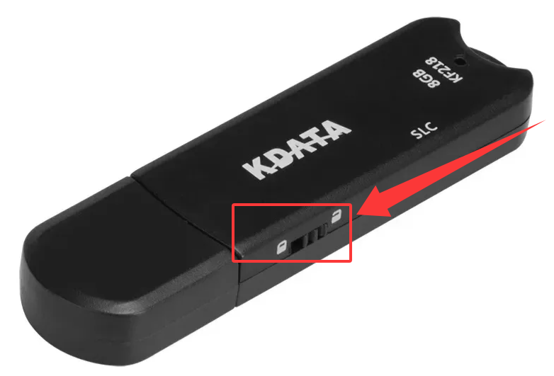 rimuovere la protezione da scrittura usb