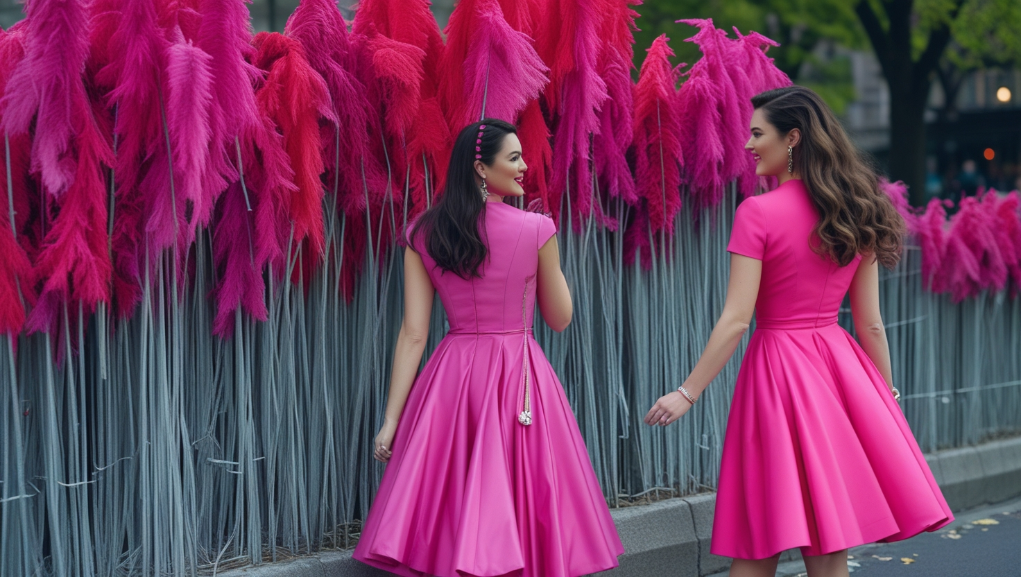 Hot Pink Dress