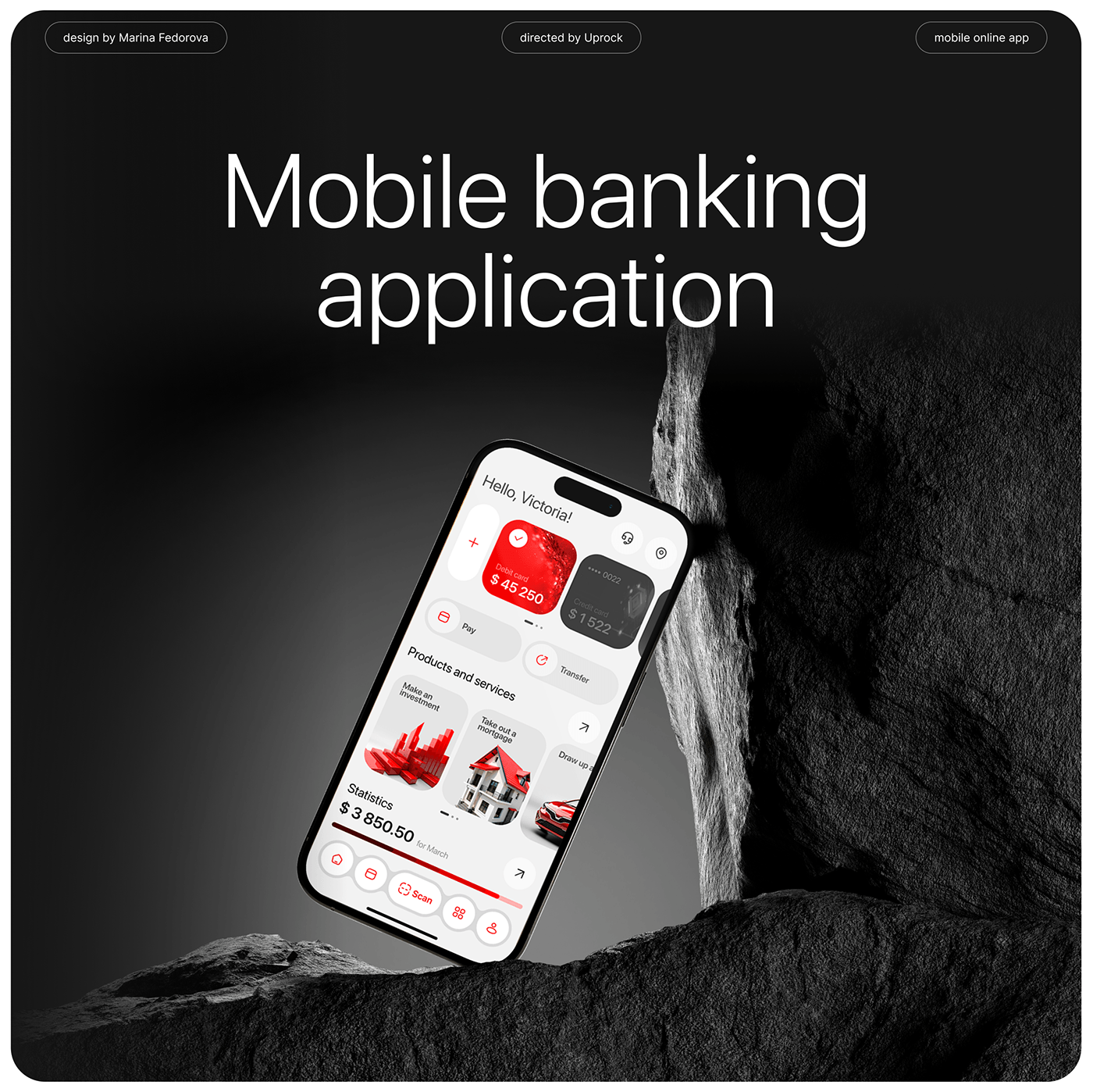 Mobile app UI/UX banking app android app design user interface UX design ios