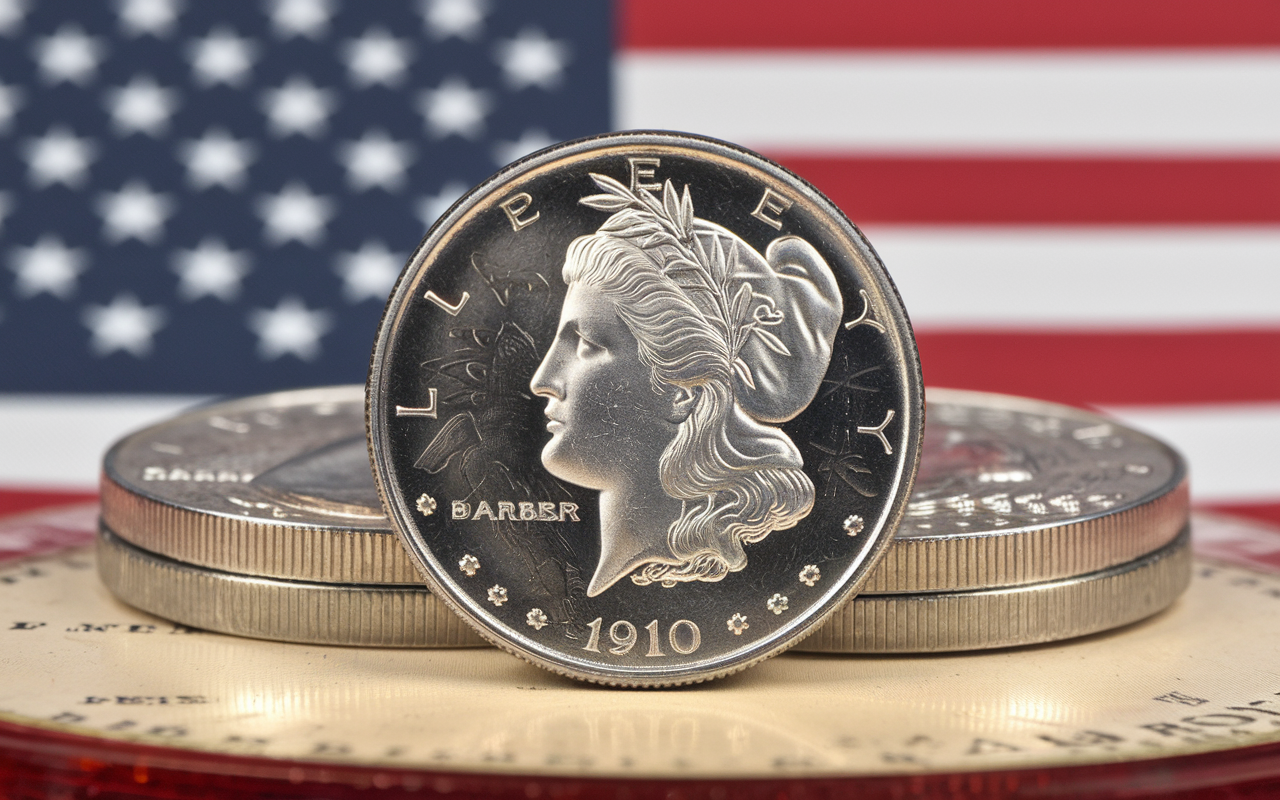 1911 Quarter Dollar Liberty Barbell