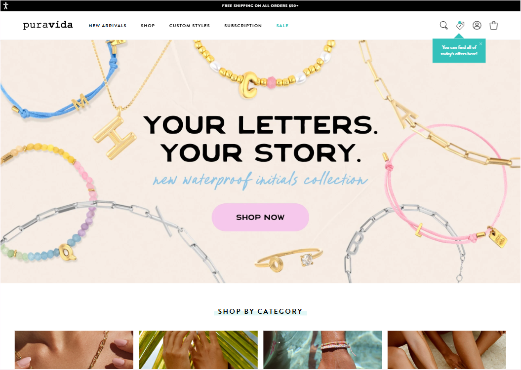 Pura Vida’s Website Design