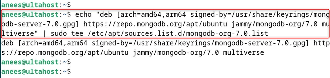 create mongodb source