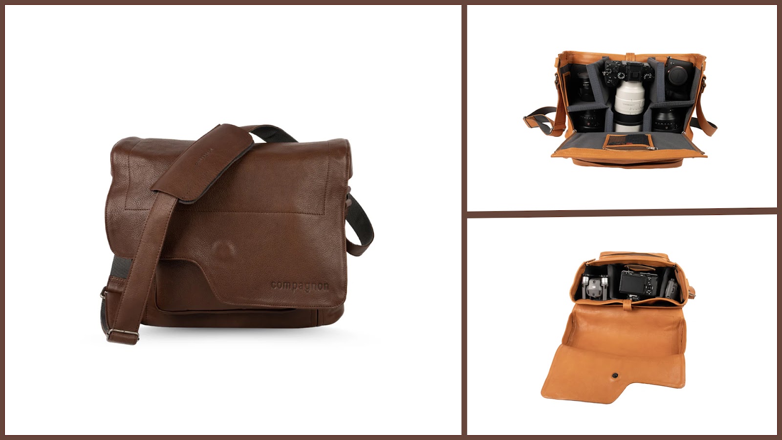 camera leather backpack images 12