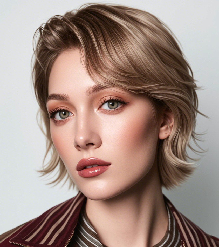 Soft & Effortless: The Layered Long Pixie Cut