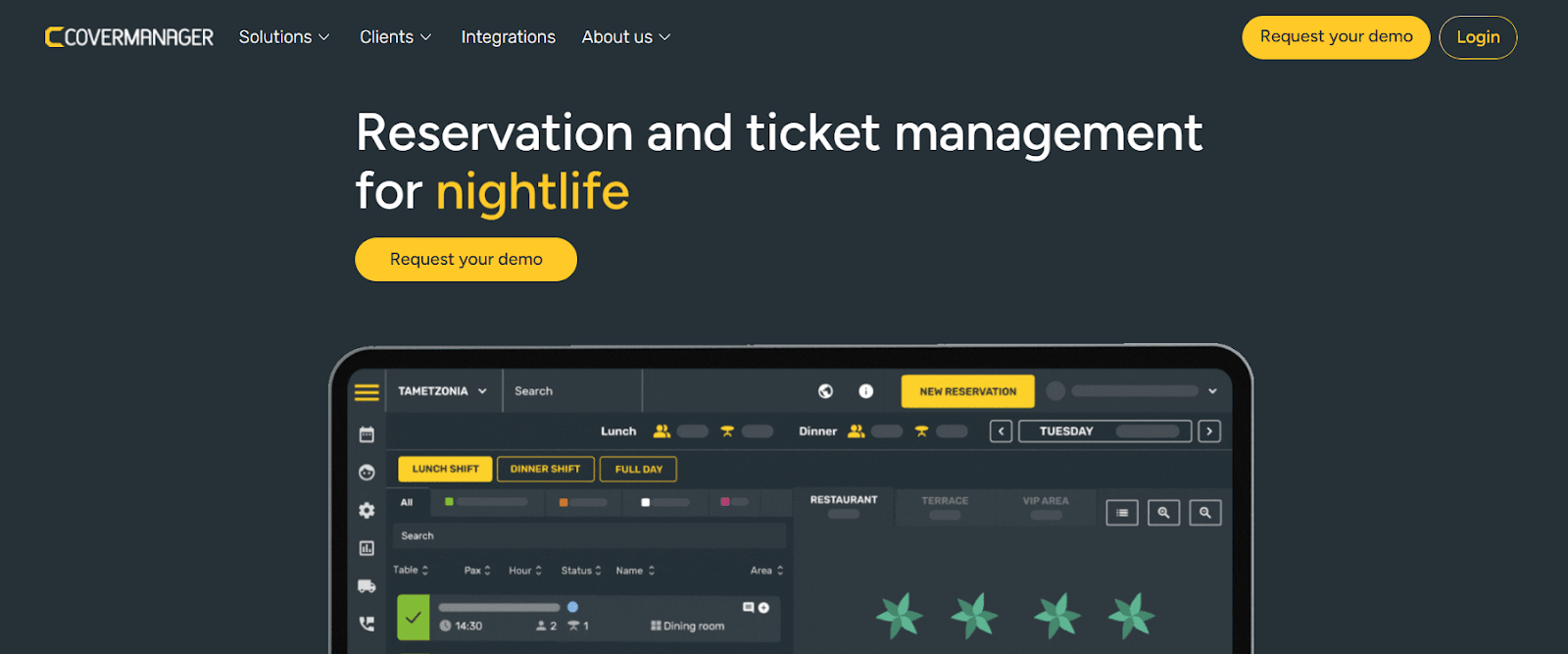 CoverManager dashboard