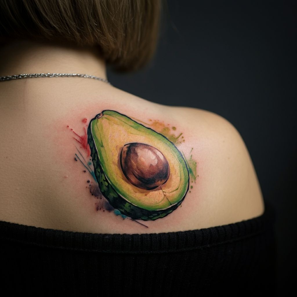 Avocado Half with the Seed