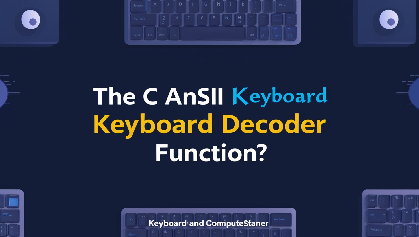 C ANSI Keyboard Decoder Function