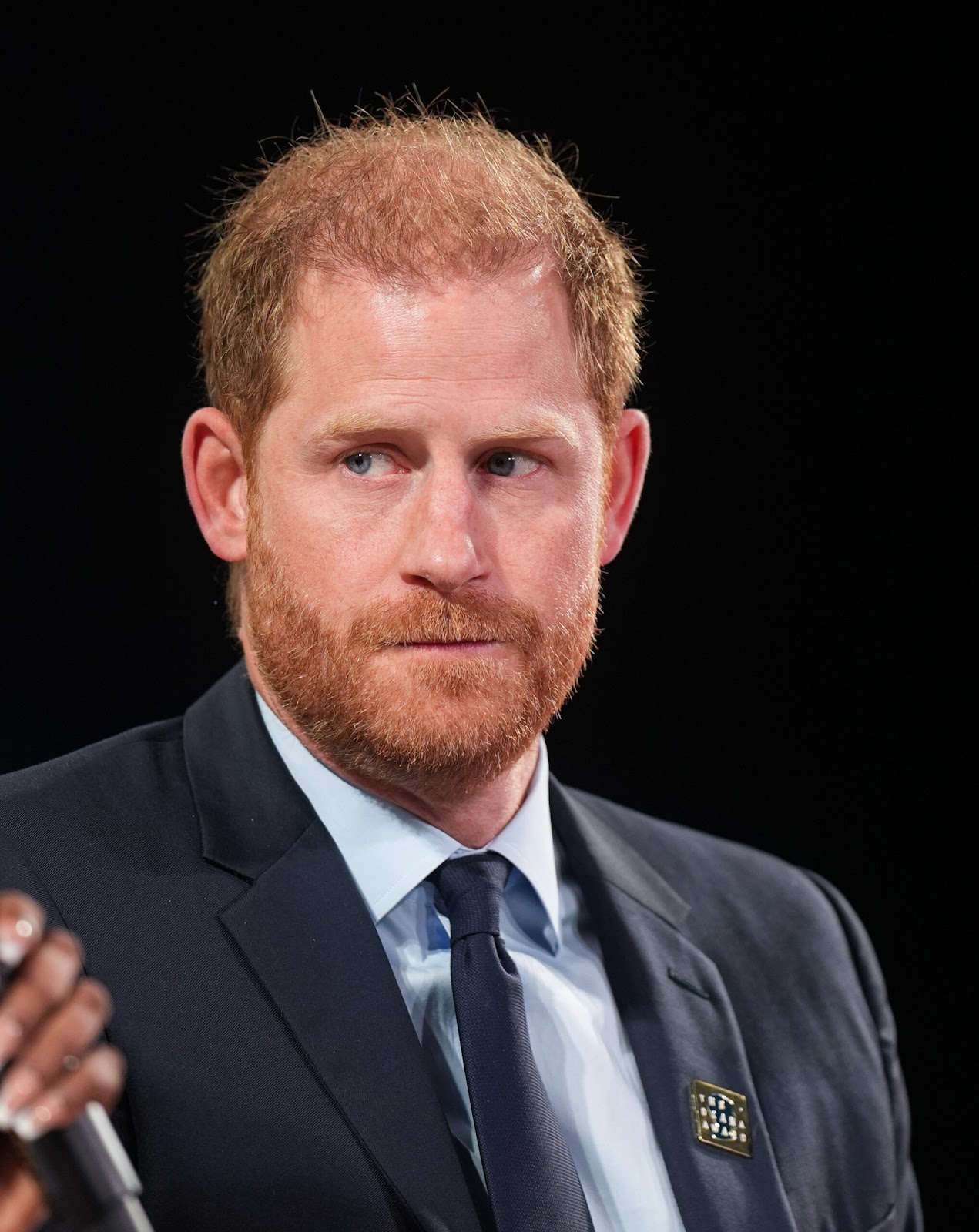 Le prince Harry sur scène lors du sommet annuel de Concordia à New York.