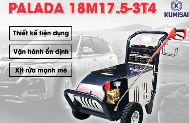 Máy rửa xe cao áp Palada 18M17.5-3T4