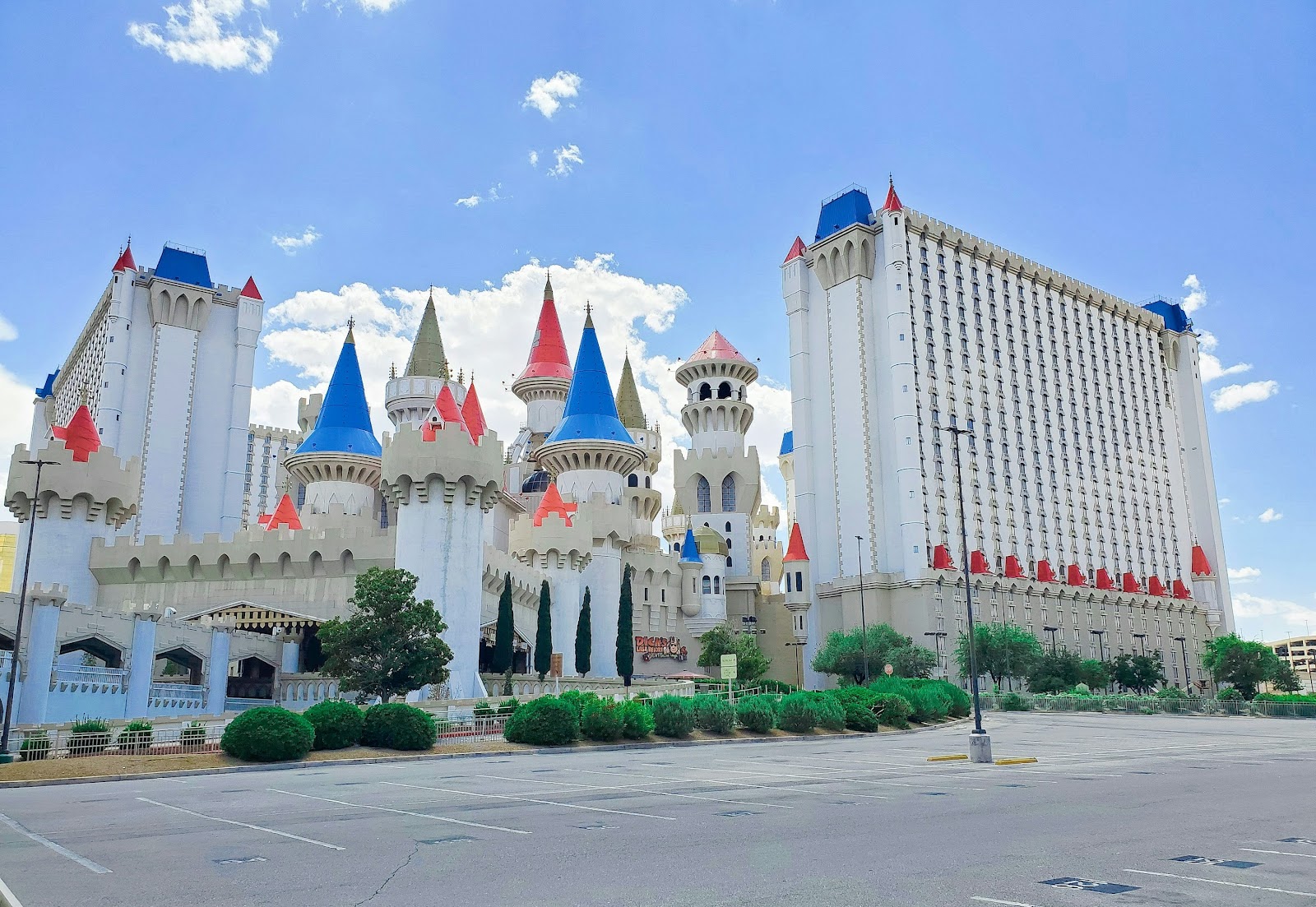 a large building with a lot of towers on top of it