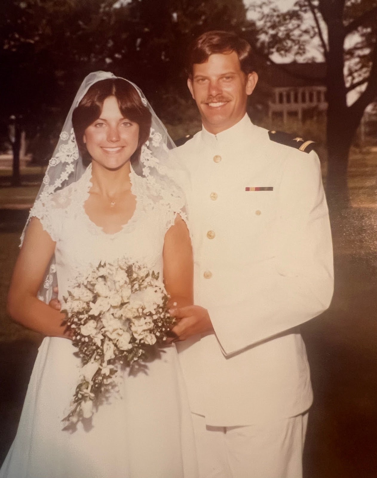 wedding couple first usna grads