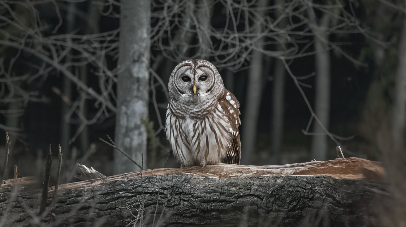 Barred Owl Totem