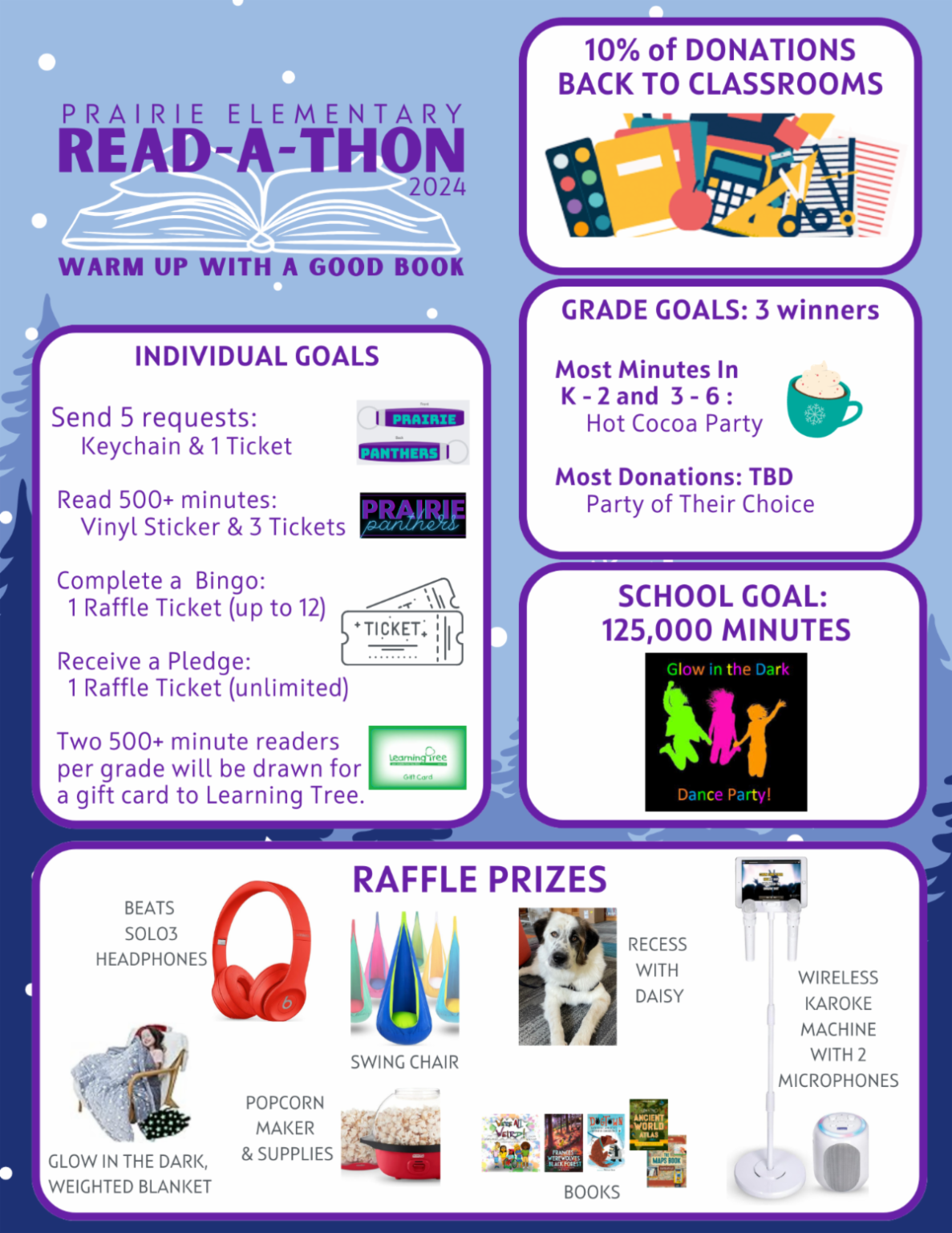 school readathon flier