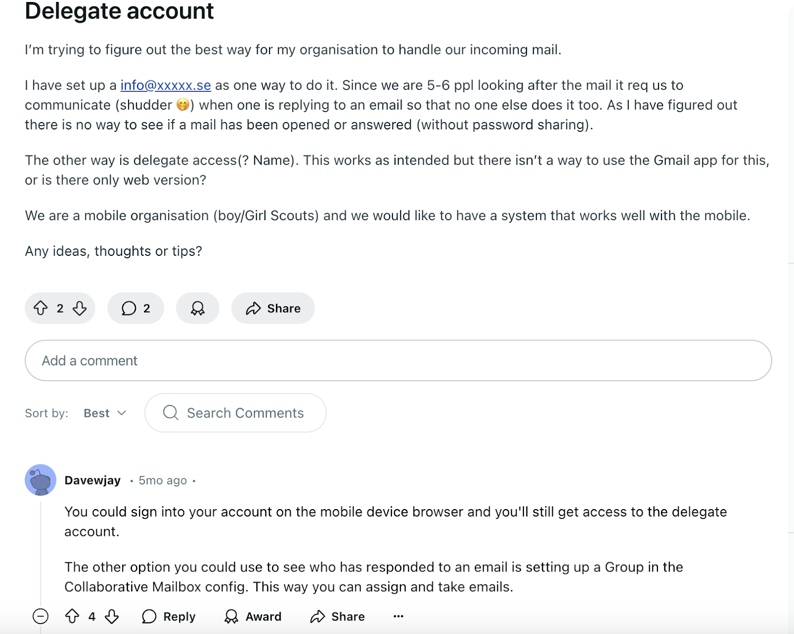 Reddit-thread-discussing-delegated accounts