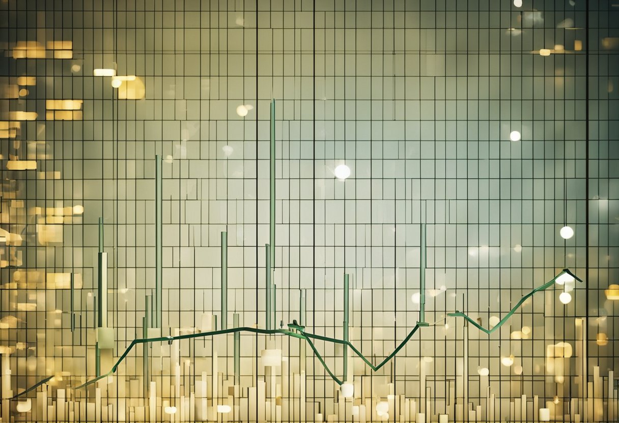 A graph with an upward trend, showing the increase in link velocity over time