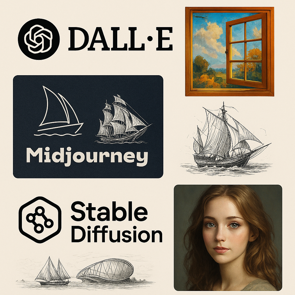 Popular AI generation tools