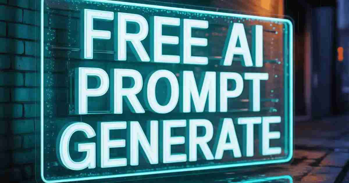 Free AI Prompt Generator