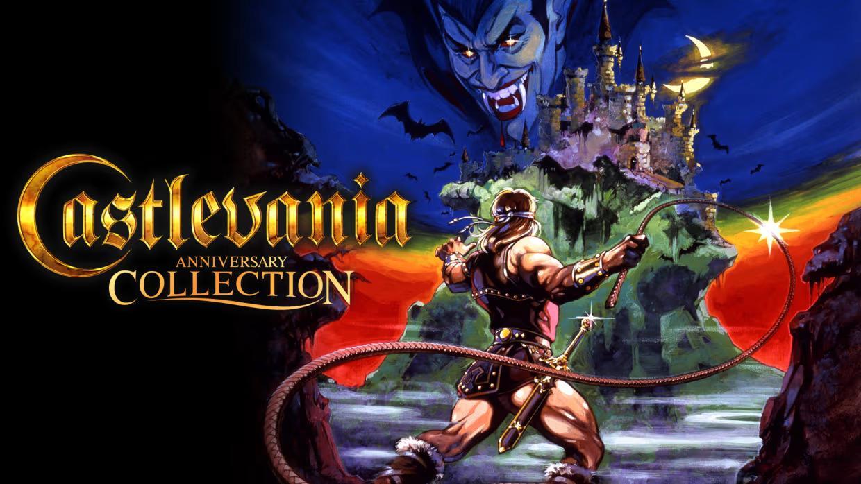 The Official Image of Castlevania Anniversary Collection, highlighting its character, one of the best retro games on Steam