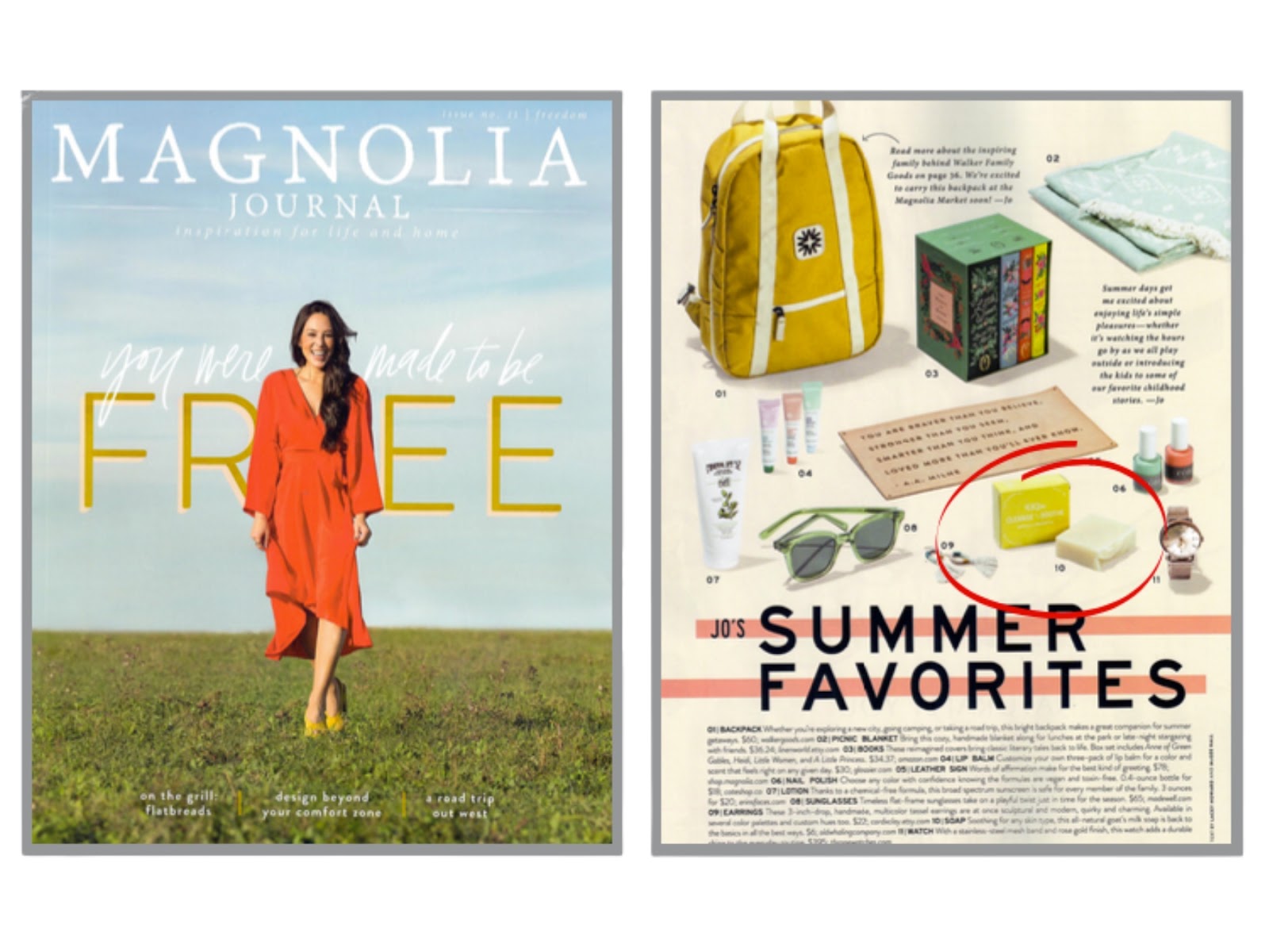 Old Whaling Co. Knot Scented bar soap feature in Magnolia Journal