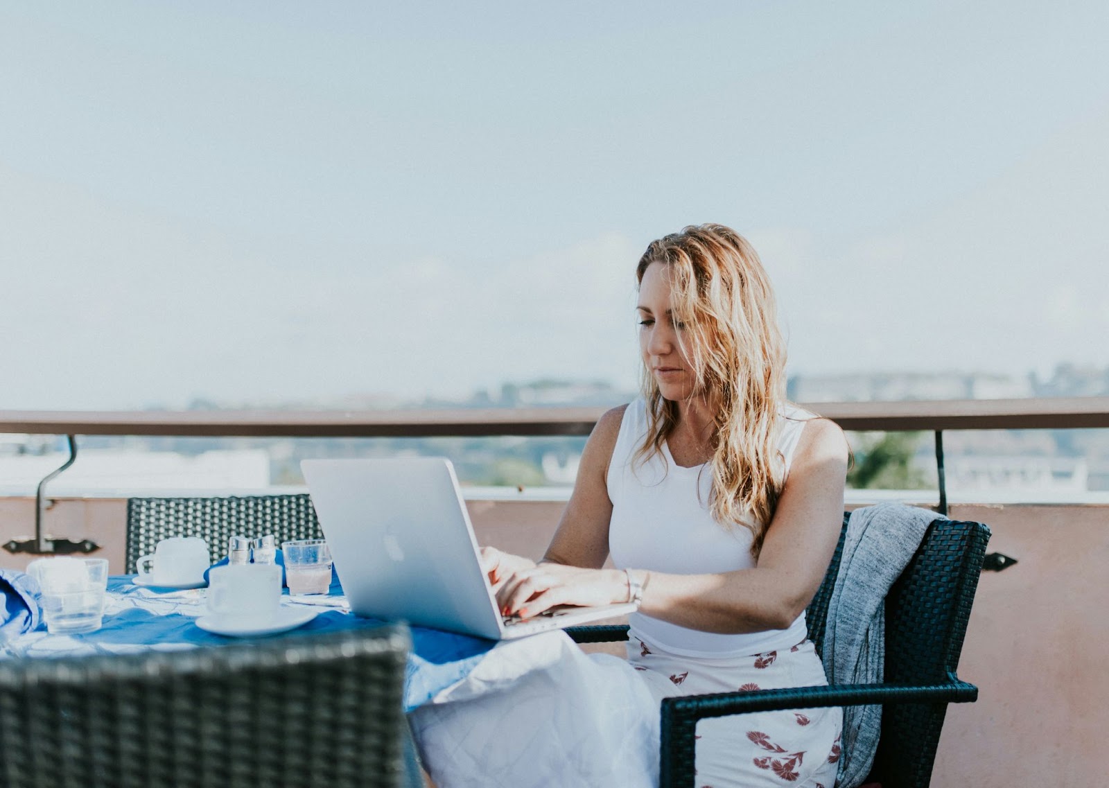 success as a freelancer with a girl working remote