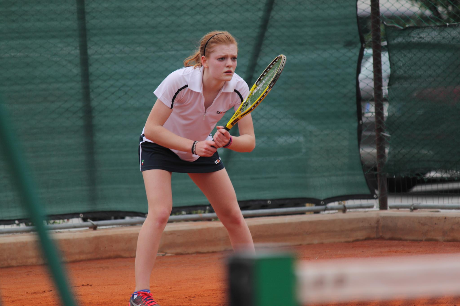 16 year old Marianna Petrei playing tennis