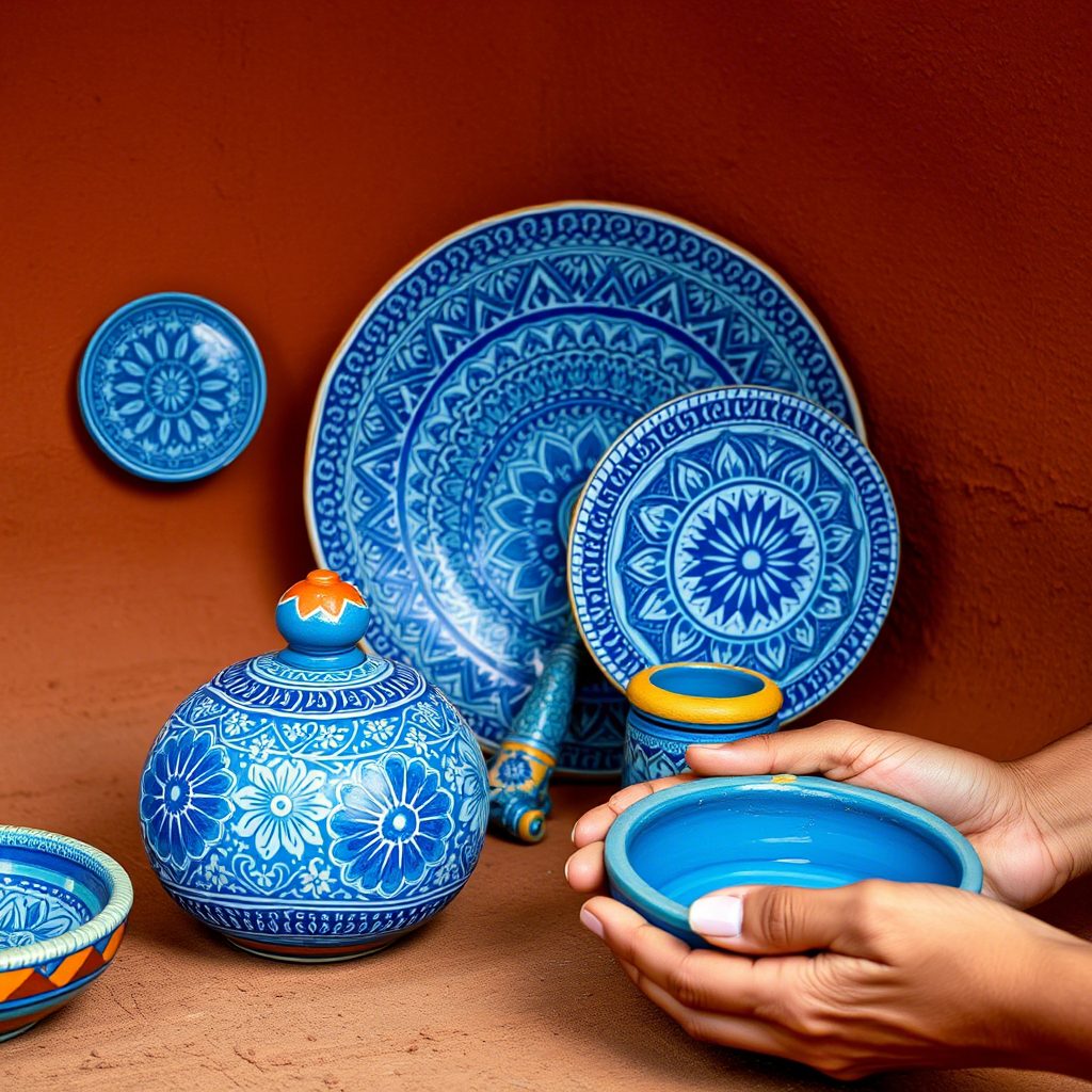 Multani Blue pottery