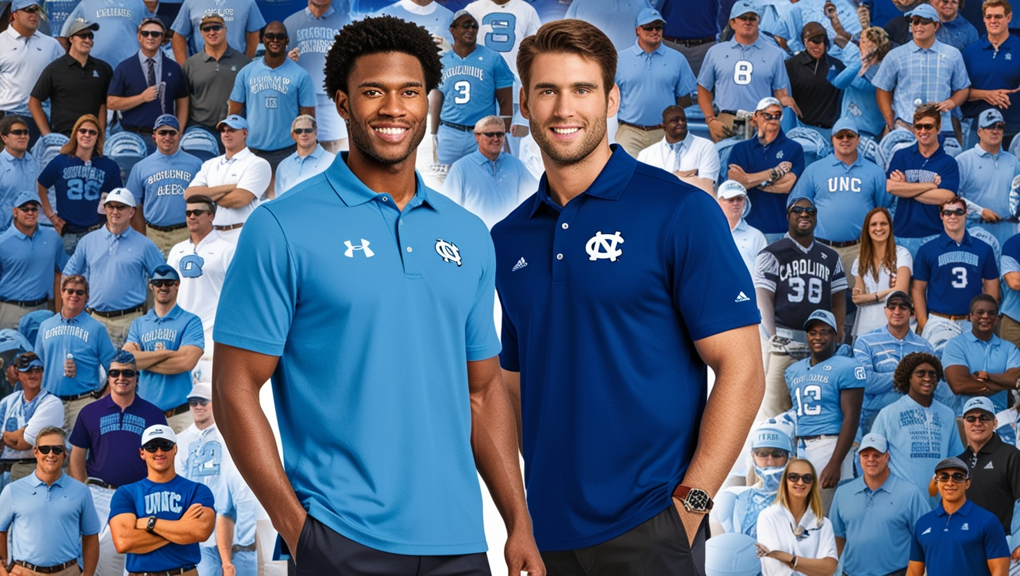 UNC Blue Polo Shirt Temu
