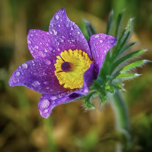 Enjoying Your Beautiful Pasque-Flower Blooms