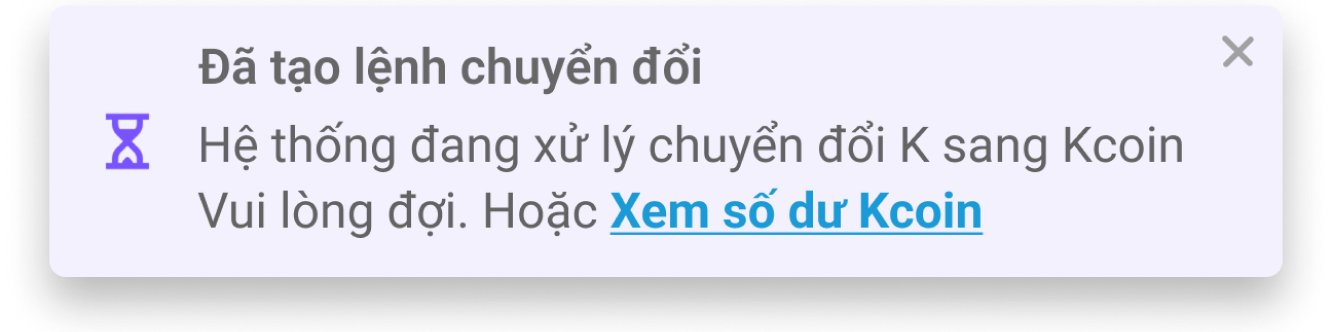 lệnh đổi K