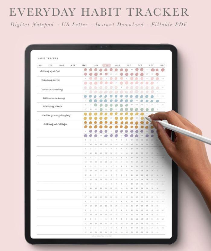 Everyday Habit Tracker by PlanistAtelier