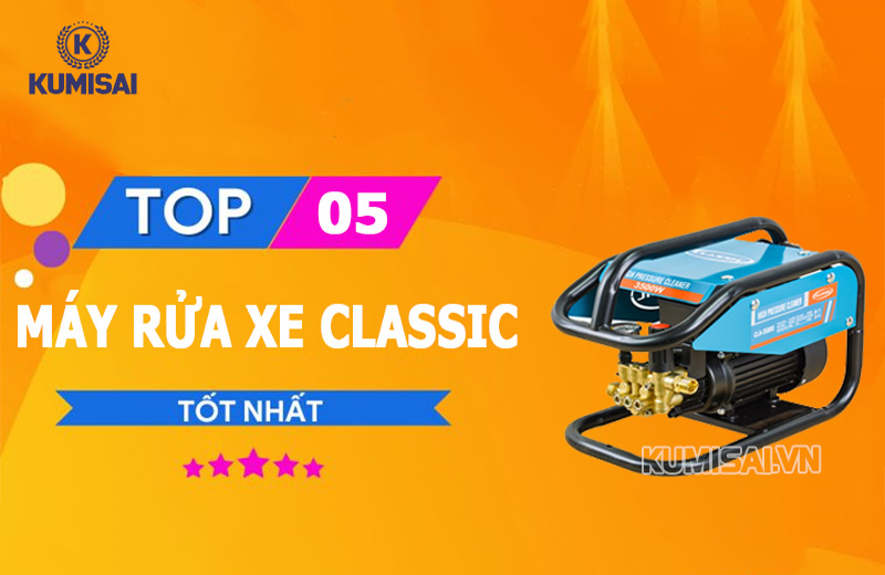 Máy rửa xe Classic – Thương hiệu hàng đầu đến từ xứ hoa anh đào