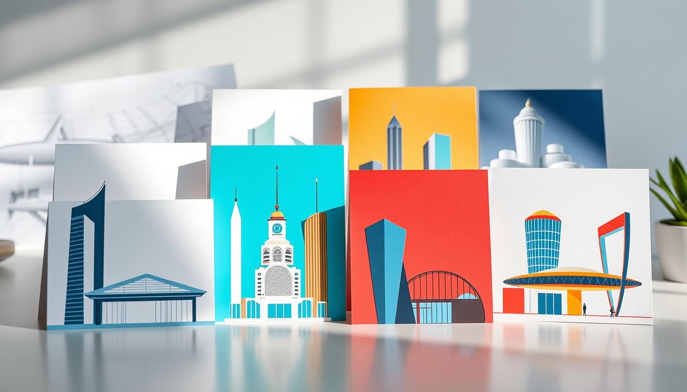 modern architecture cards