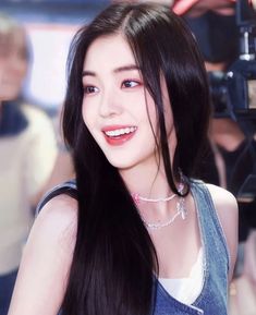 Irene of red velvet smiling