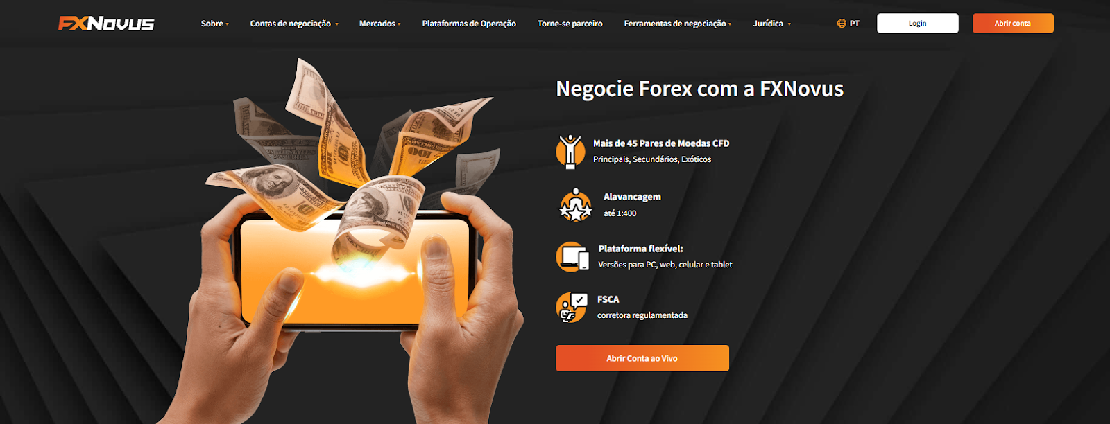 Recursos de Negociação Forex da FXNovus