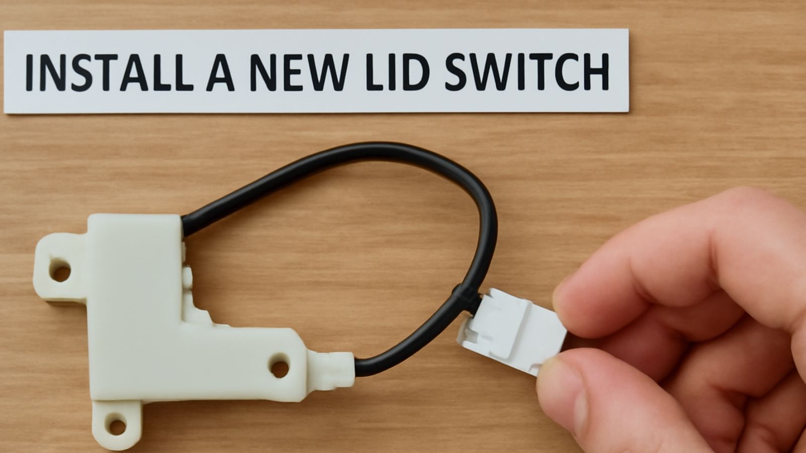  Install a New Washer Lid Switch
