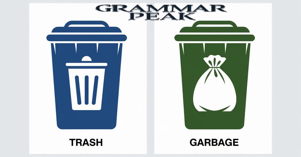 “Trash” vs “Garbage”: The Differences